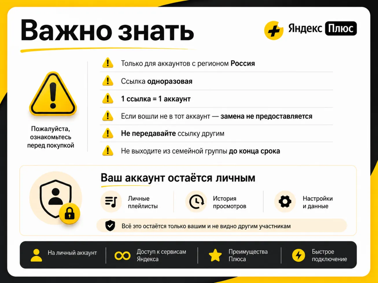 Яндекс Плюс на 12 месяцев — приглашение в семейную группу | 12 стран