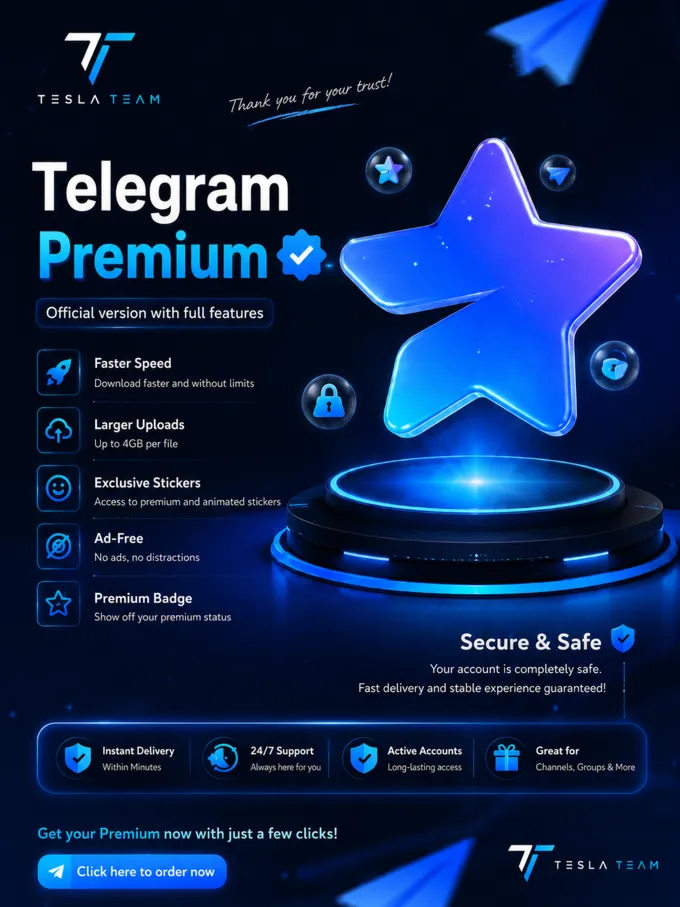 ⭐ Telegram Premium на 3 месяцев | Вход в аккаунт не требуется | Быстрая доставка