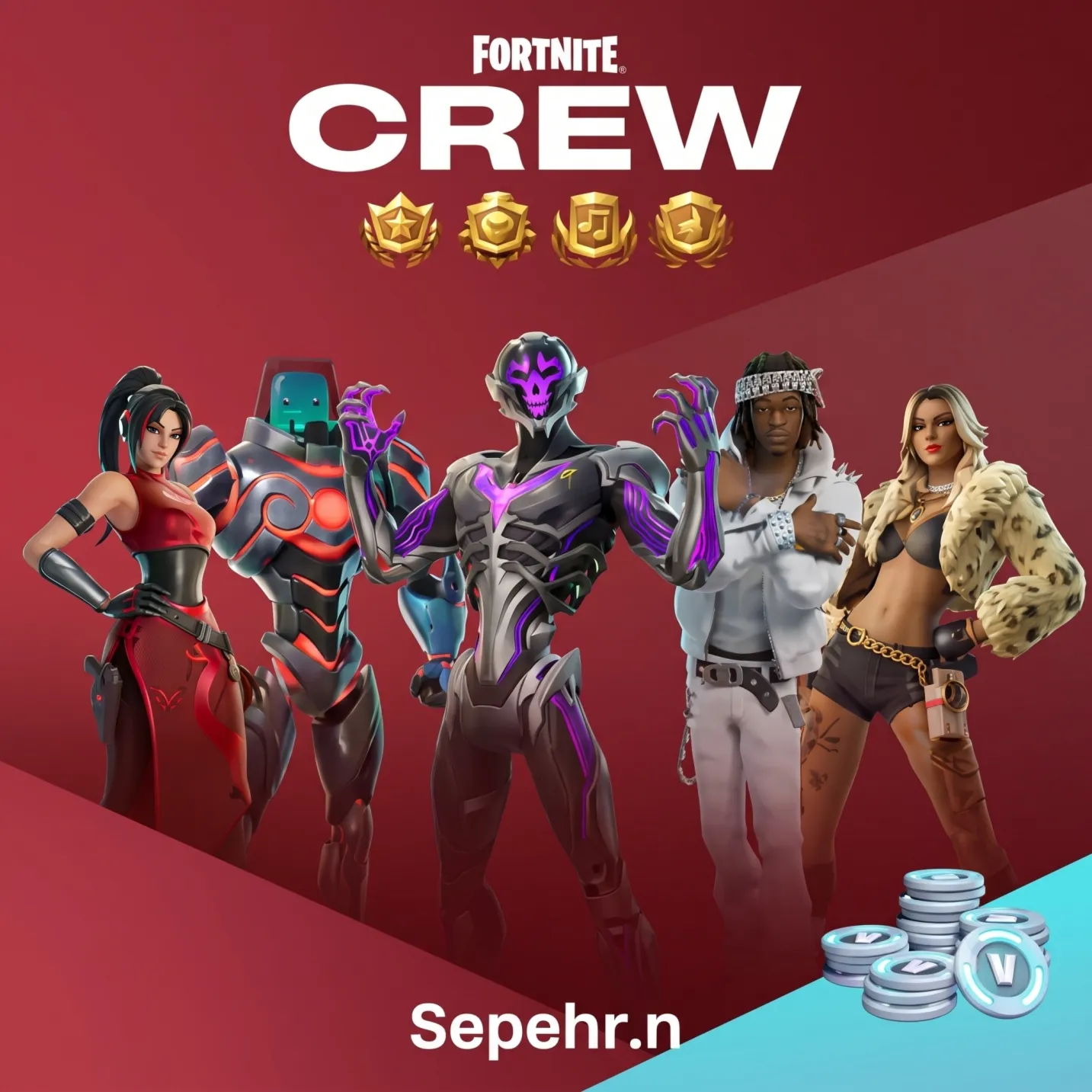 Fortnite Crew – Ежемесячная подписка