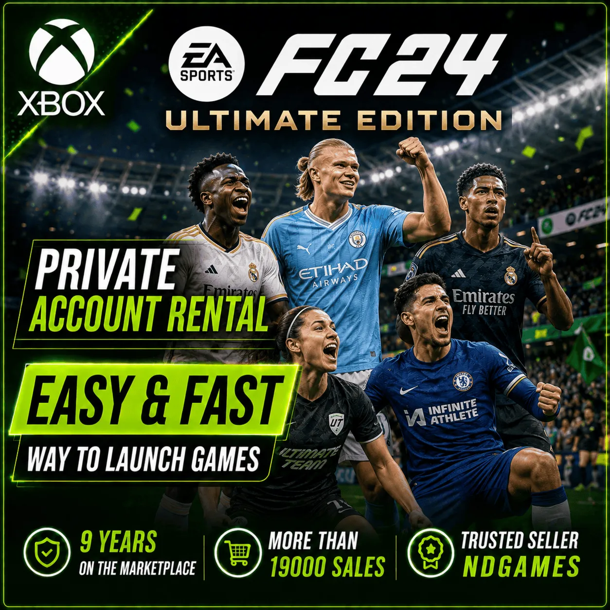 АРЕНДА EA SPORTS FC 24 Ultimate Edition [Xbox One X|S & Series X|S] Личный Аккаунт