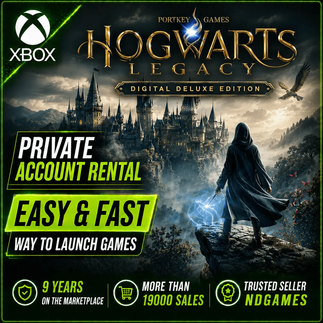 АРЕНДА Hogwarts Legacy: Digital Deluxe Edition [Xbox One & Series] Личный Аккаунт