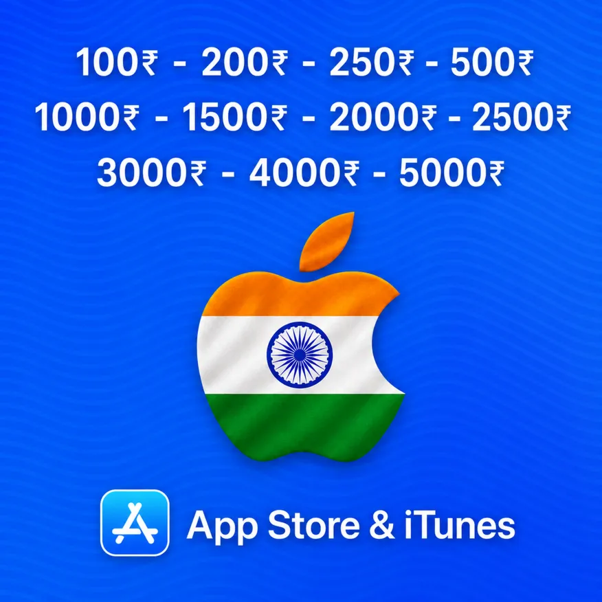 100-1000-2000-3000-4000-5000 INR - Apple & iTunes - Индия