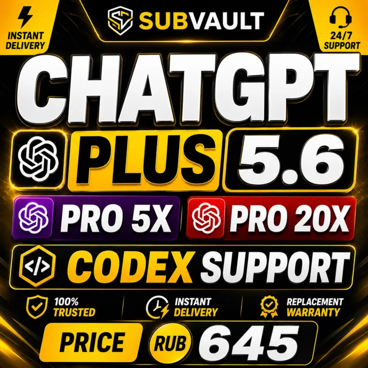 [24/7] ChatGPT 5.5 PLUS + Codex | PRO 5X / 20X | Business | ПОДПИСКА / ПРОДЛЕНИЕ - irongamers.ru