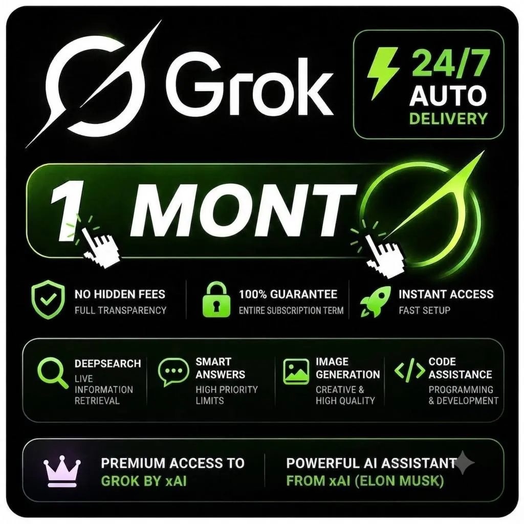 Grok 4.5 SuperGrok от xAI | Премиум-подписка | Мгновенный доступ
