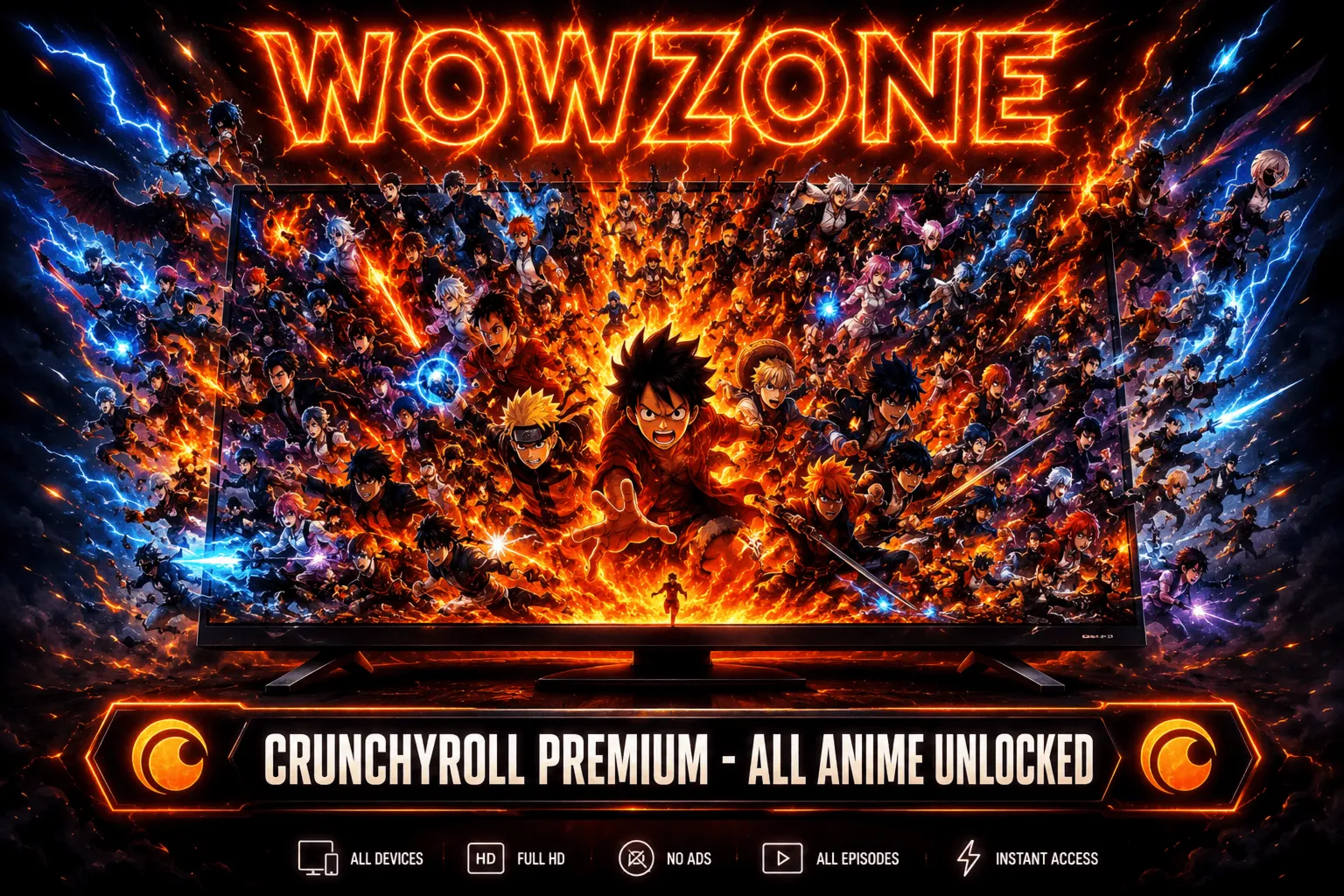 📺 Crunchyroll Premium | Гарантия 1 месяц + до 2 лет БЕСПЛАТНО 🎁 