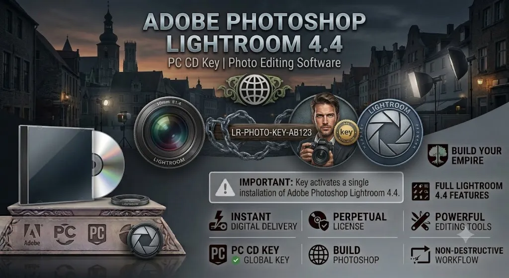 Adobe Photoshop Lightroom 4.4 PC CD Key – Программа для редактирования фото