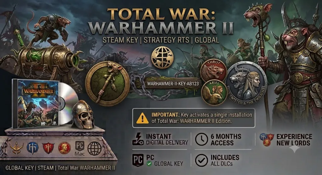 ⚔ ️ Total War: WARHAMMER II * КЛЮЧ Steam | Стратегия | GLOBAL