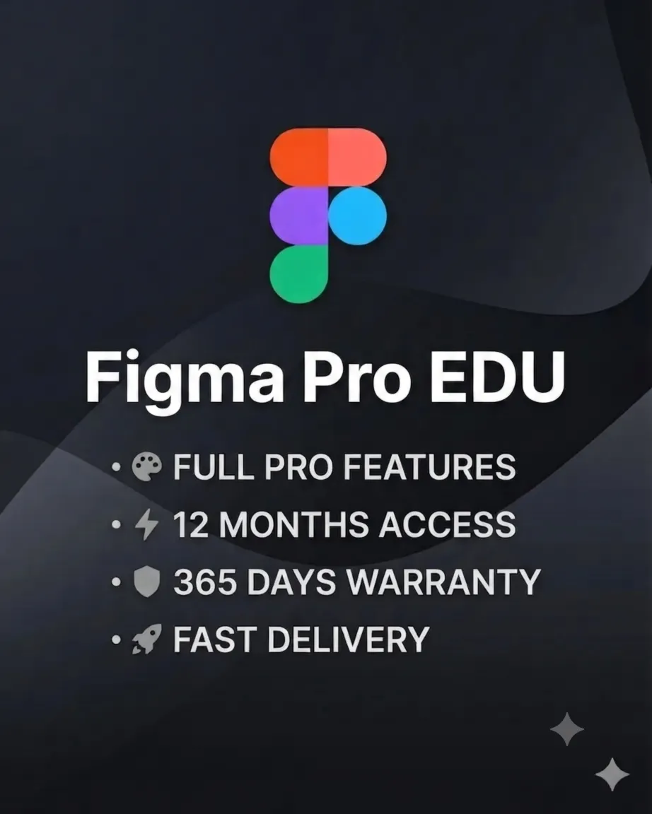 Figma Pro EDU | 12 месяцев | Личный аккаунт | Гарантия 1 год