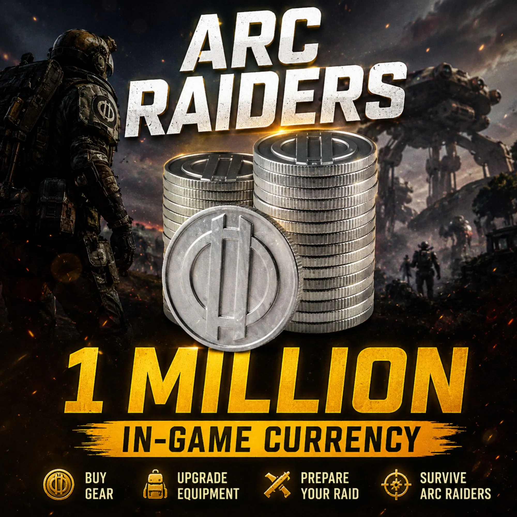 1 миллион монет > ARC Raiders > ПК, Xbox, PlayStation - irongamers.ru