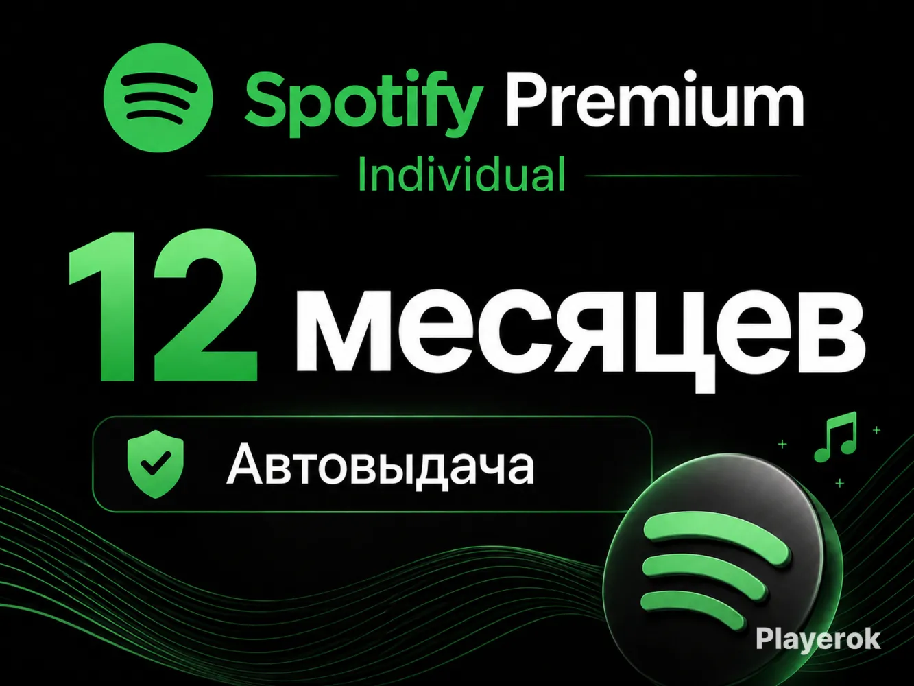 Spotify PREMIUM individual ⚡ 12 месяцев ⚡ 