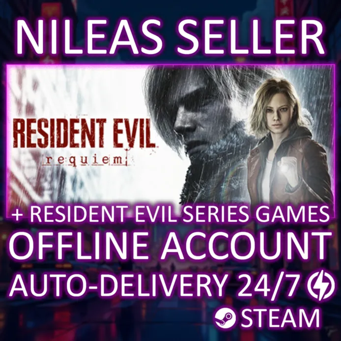 Resident Evil Requiem, 0, 1, 2, 3, 4, 5, 6, 7, Village + 7 Игр | Steam | Remake