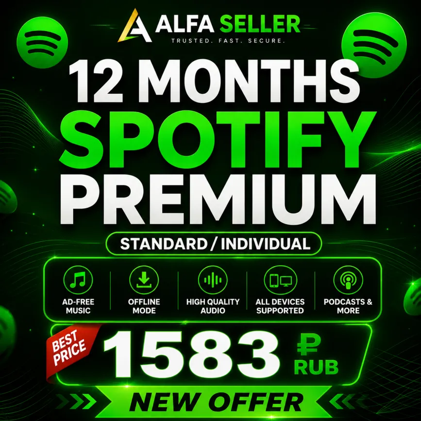 SPOTIFY PREMIUM 12 МЕСЯЦЕВ ИНДИВИДУАЛЬНЫЙ / СТАНДАРТНЫЙ ЛУЧШАЯ ЦЕНА РАБОТАЕТ В РОССИИ - irongamers.ru