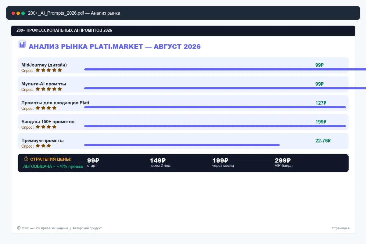 200 промптов AI 2026 ChatGPT MidJourney Claude Бизнес Контент Дизайн - irongamers.ru