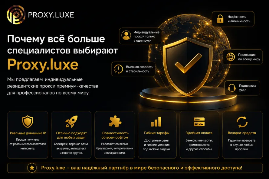 Резидентные премиум класса прокси ISP IPv4 1 шт 30 дней