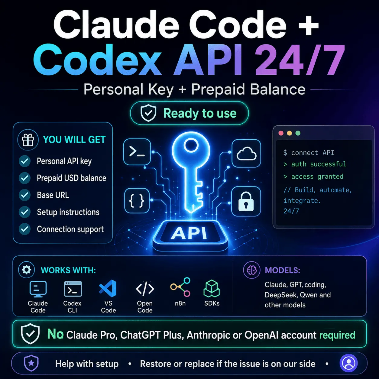 [АВТО 24/7] 100$ API | Купить CLAUDE CODE API | OPUS 5 | FABLE 5  | Sonnet 5