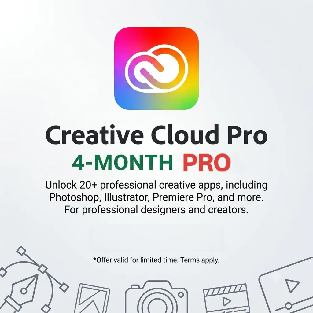 Adobe Creative Cloud Pro – 4 месяца | Промо-ссылка | Мгновенная доставка - irongamers.ru