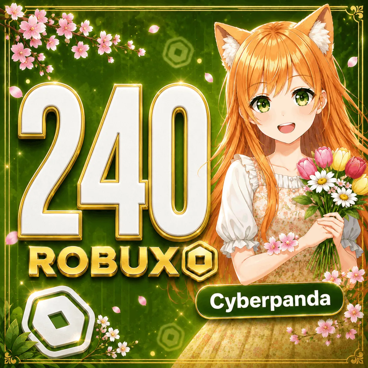 Roblox - 240 Робуксов [ Автовыдача 24/7]