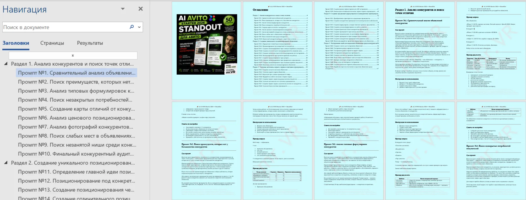 50 промптов ChatGPT для Авитo — как выделить объявление среди конкурентов