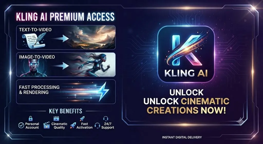 Подписка KLING AI PRO ⚡ ️ Официальный личный вход + быстрая отправка