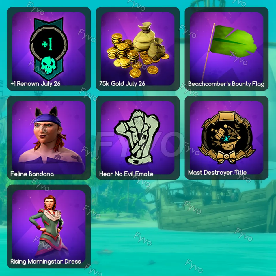 Sea of Thieves | Twitch Drops / Твич Дропсы | 7 наград | Предметы - irongamers.ru