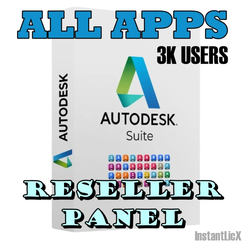 Панель реселлера Autodesk All Apps | Глобальный администратор | 3000 пользователей