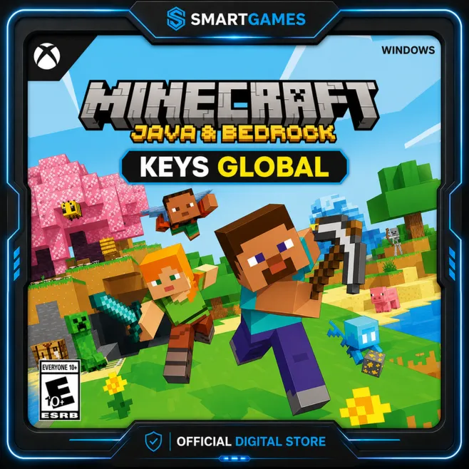 🔑 Minecraft Java & Bedrock для ПК Key GLOBAL