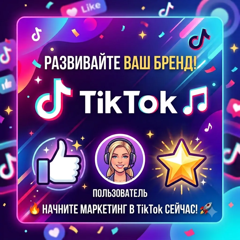 100 подписчиков, рекламные услуги на TikTok