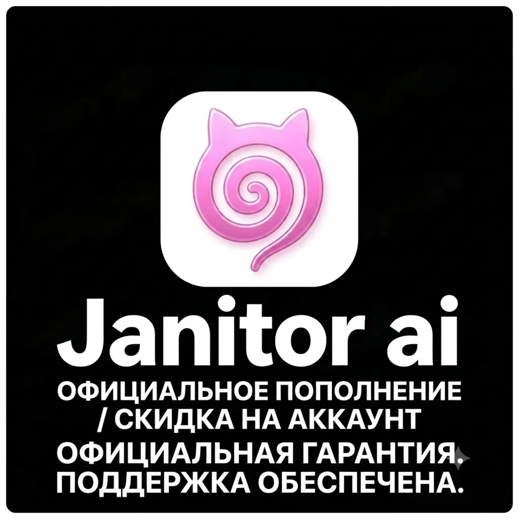 Товар Janitor AI | Подписка на Janitor+ 1M | пополнить баланс