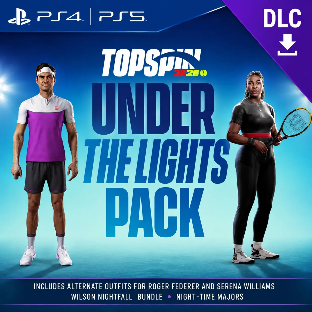 TopSpin 2K25 – Under the Lights Pack DLC (Ключ PS4 / PS5) – Глобальный