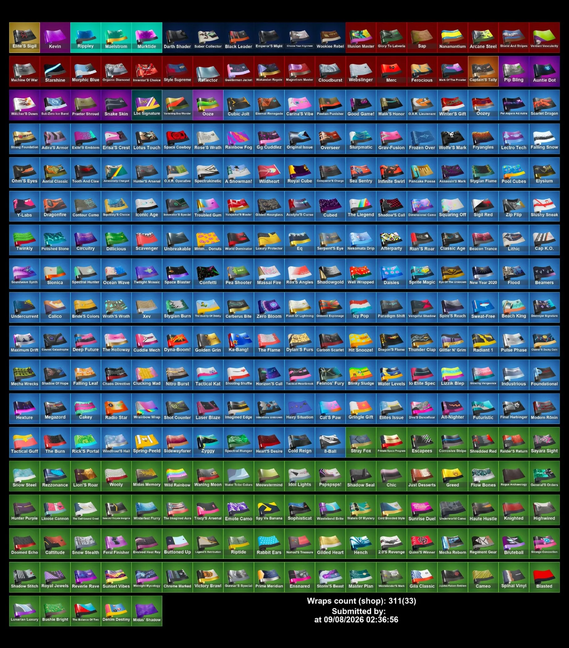 Мгновенный доступ • FN (все платформы) • 358 skins • 4300 VB • Полный доступ