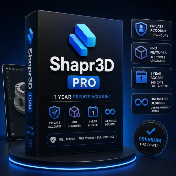 Shapr3D Solo Subscription 1 Year - Private Account (Global)
