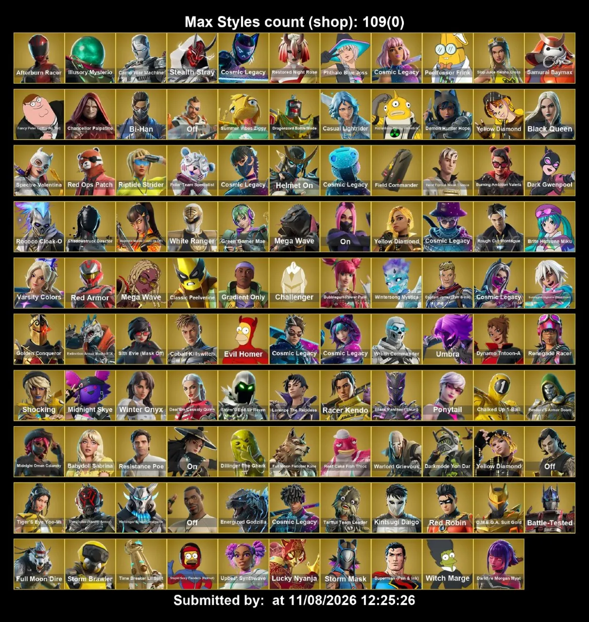 Мгновенный доступ • FN (все платформы) • 248 skins • Elite Zadie • Полный доступ