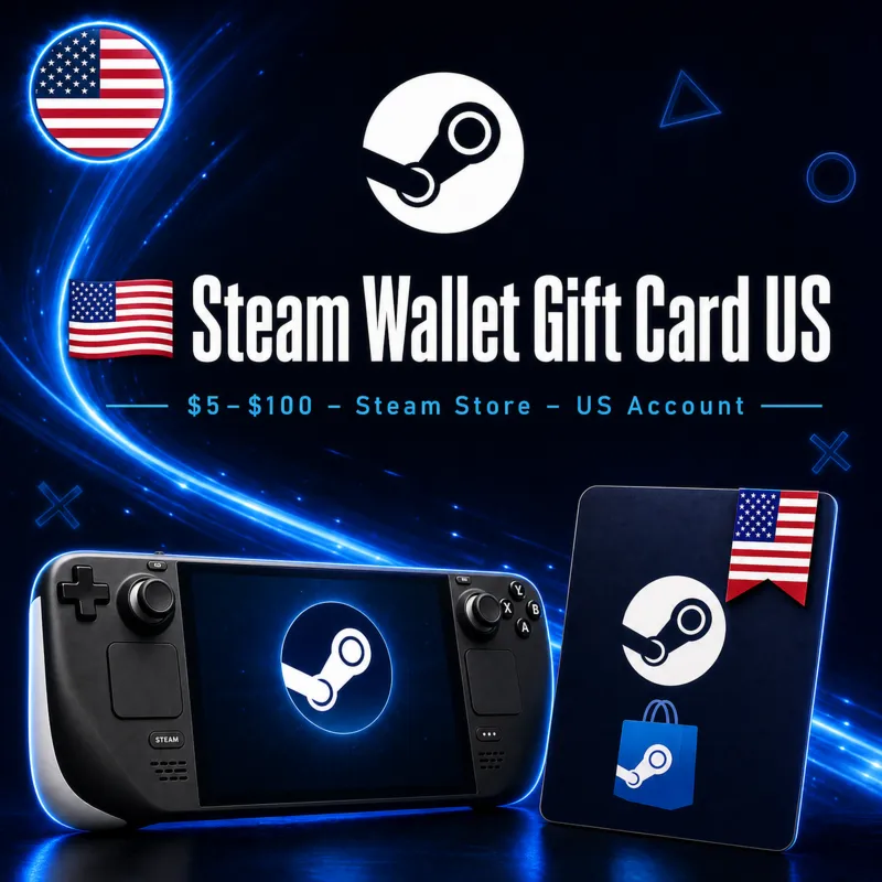 🇺 🇸 Steam Wallet Gift Card US | $5–$100 – Steam – US аккаунт