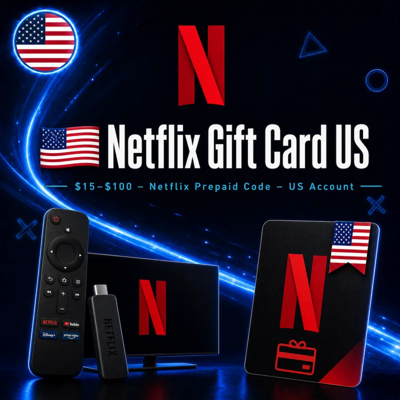 🇺 🇸 Netflix Gift Card US | $15–$100 – Netflix Prepaid Code – US аккаунт