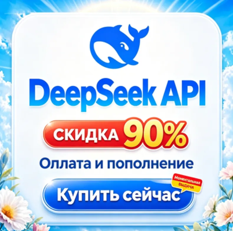 DeepSeek | Пополнение счета | Оплата | Баланс | API