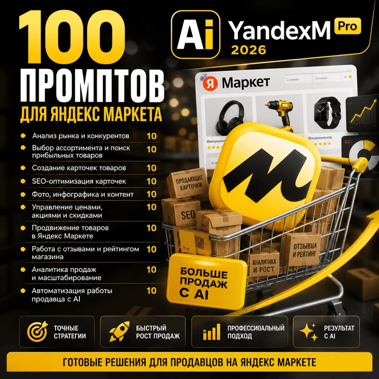 400 промптов ChatGPT для маркетплейсов — AI Marketplaces Bundle Pro 2026