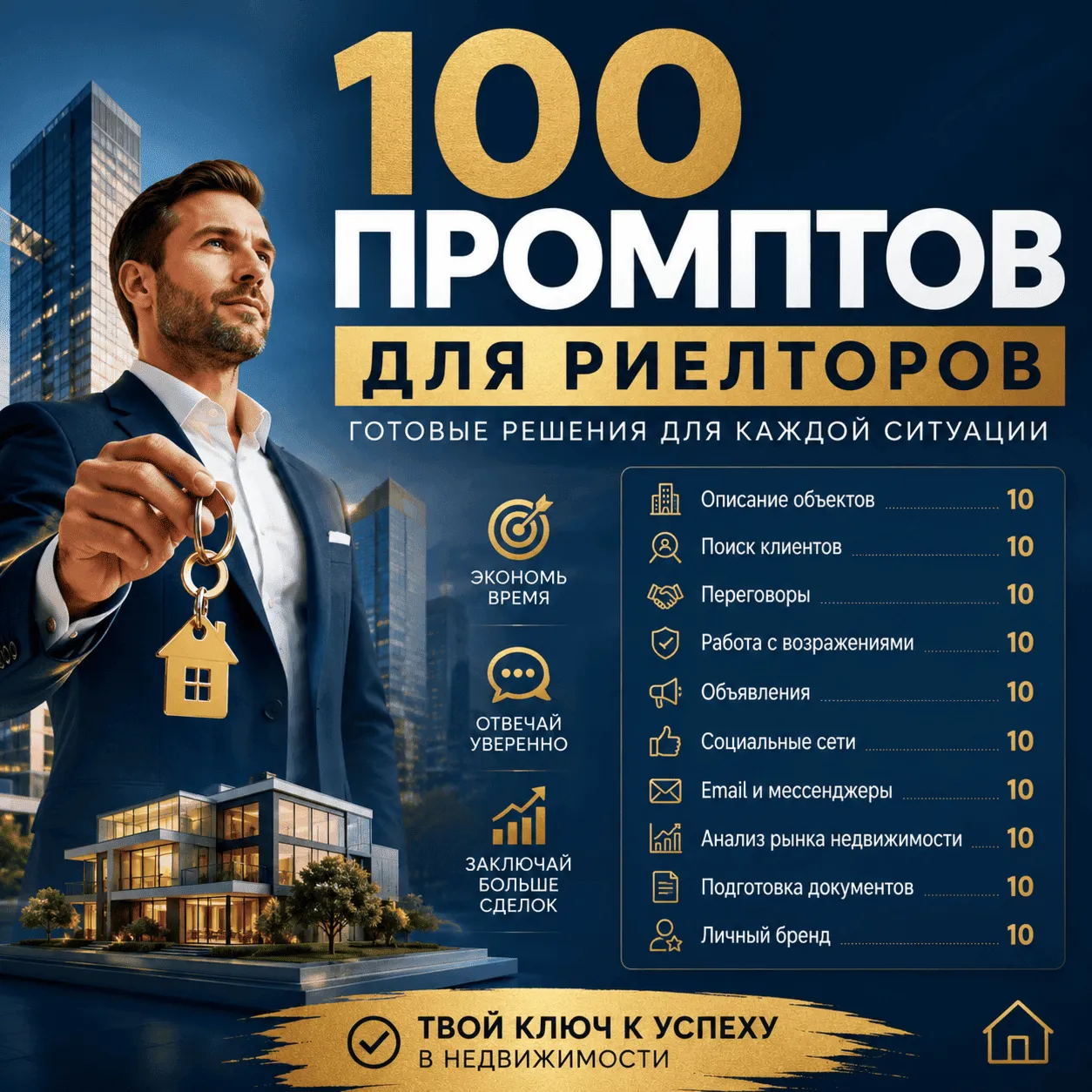 500 промптов ChatGPT для продаж — AI Sales Bundle Pro 2026