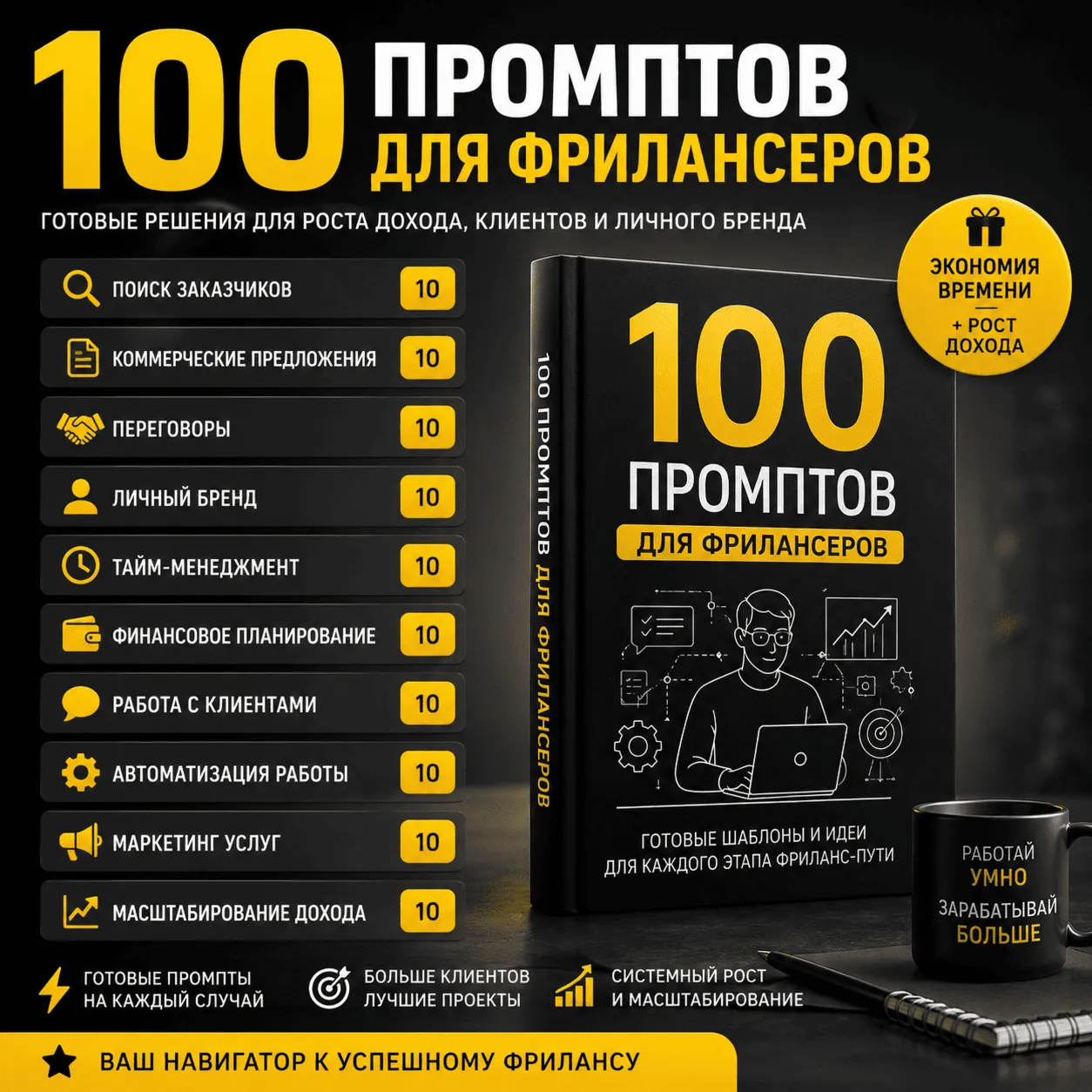 500 промптов ChatGPT для продаж — AI Sales Bundle Pro 2026