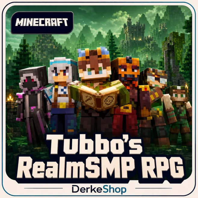 Майнкрафт Tubbo's RealmSMP RPG | Твич Дропс | Region Free Key | Java/Bedrock