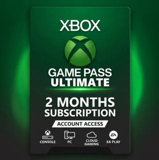 Xbox Game Pass Ultimate - 2 Months Subscription - Full Access