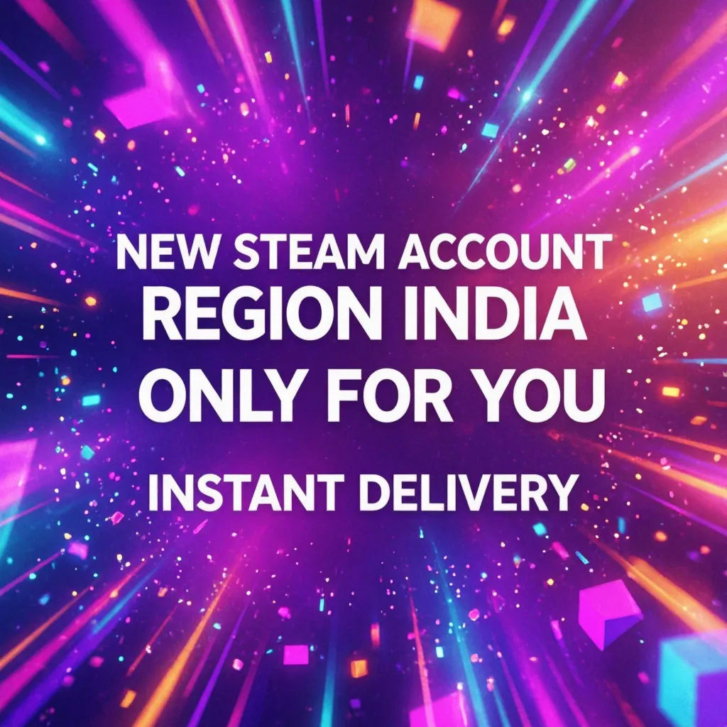 Новый аккаунт Steam, Регион ИНДИЯ ,  Только для Вас, Мгновенная доставка