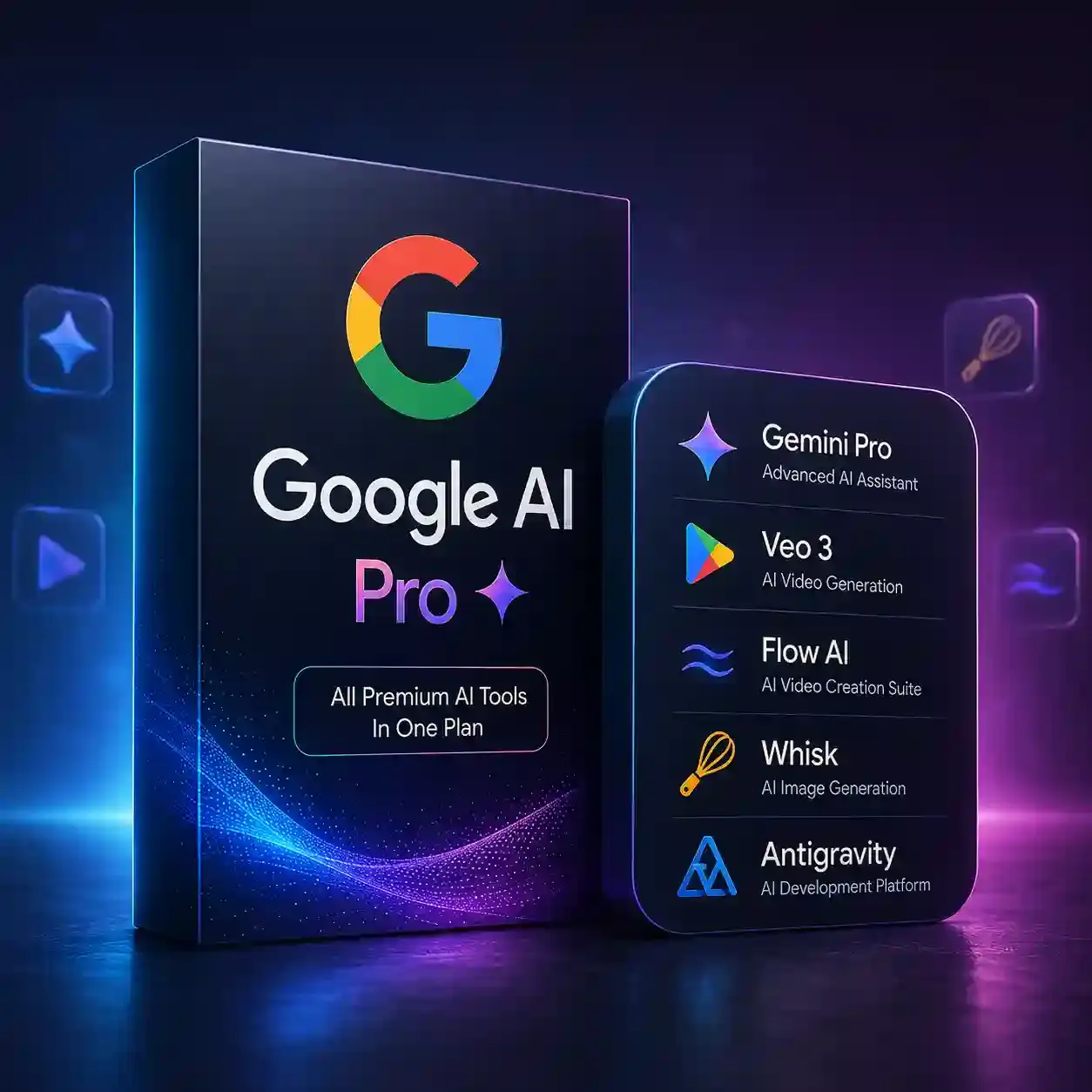 Gemini AI 3.5 Pro +Veo 3.6 + Nano Banana Pro | Google One (5 ТБ) – 6 месяцев