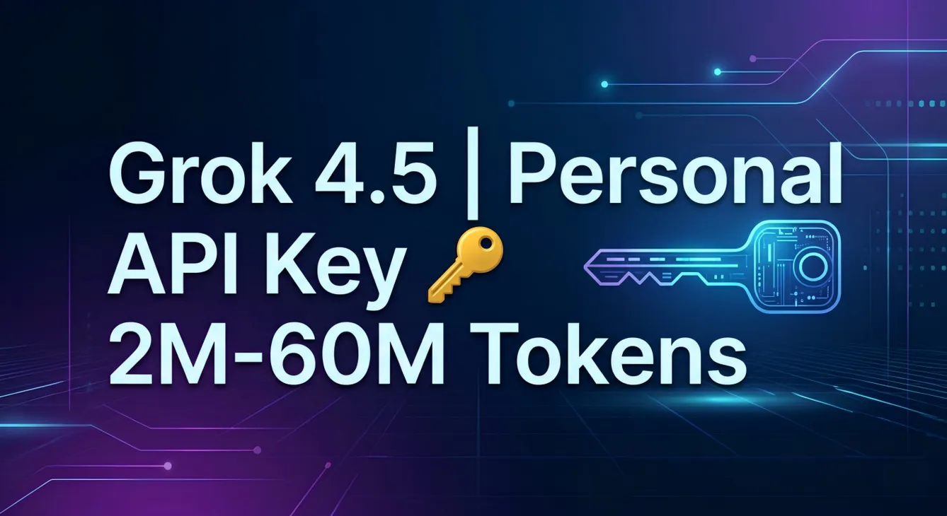 Grok 4.5 | Персональный API-ключ 🔑 2M–60M токенов