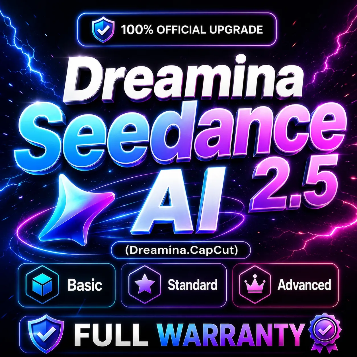 🎙 ️ Dreamina Seedance 2.5 AI Basic | Standard | Advanced| 100% Официальное обновление