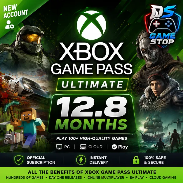 XBOX GAMEPASS ULIMATE 12.8 Months | NEW ACCOUNT