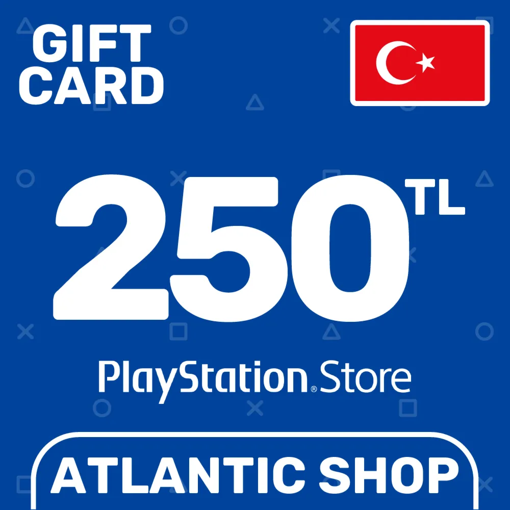 ⭐️Карта Пополнения PSN 250 TL (TRY) Турция