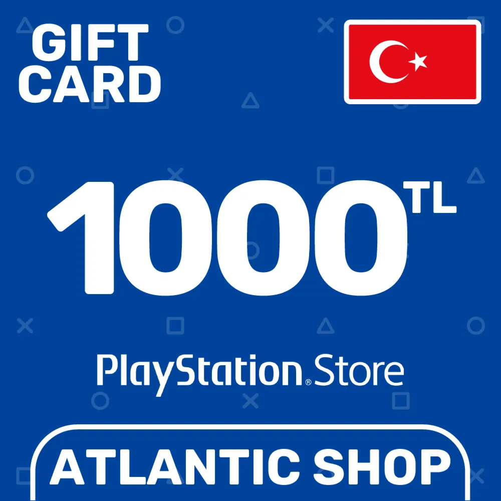 ⭐️Карта Пополнения PSN 1000 TL (TRY) Турция