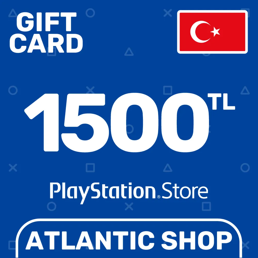 ⭐️Карта Пополнения PSN 1500 TL (TRY) Турция