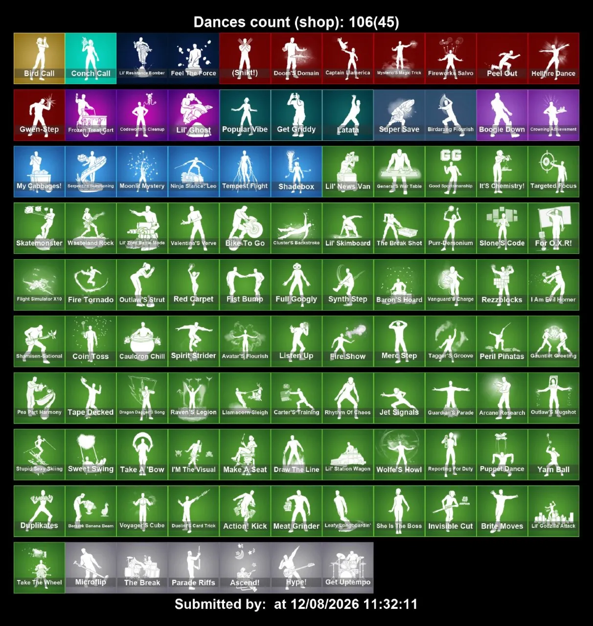 Мгновенный доступ • FN (все платформы) • 97 skins • 600 VB • Полный доступ