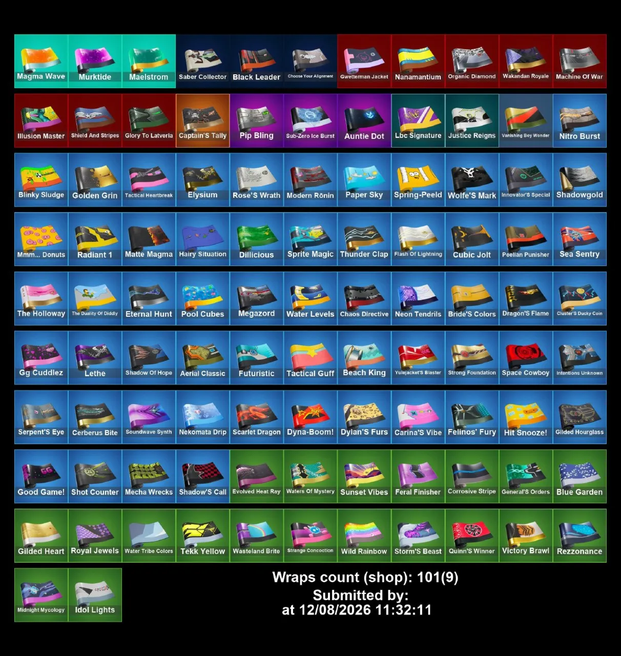 Мгновенный доступ • FN (все платформы) • 97 skins • 600 VB • Полный доступ